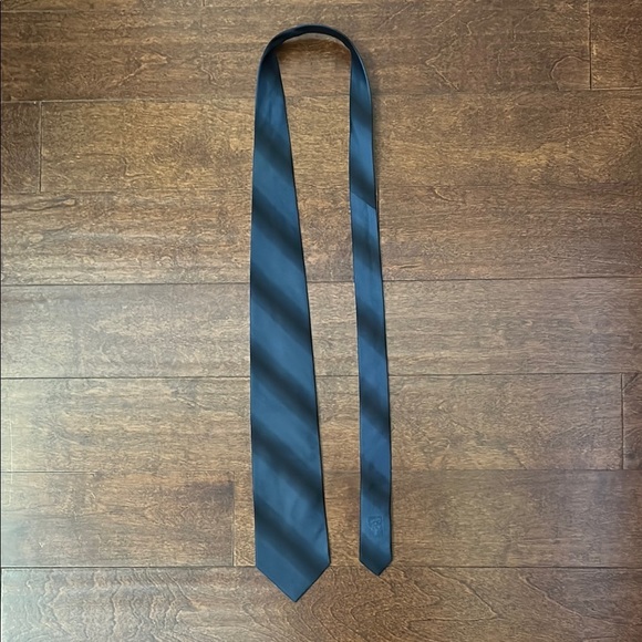 Gucci Ombré Blue Silk Tie Striped on the Diagonal, Made in Italy - Picture 4 of 10